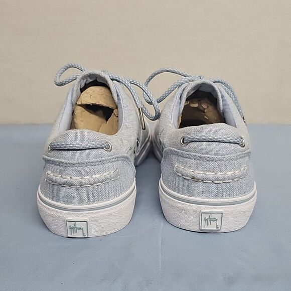 GUY HARVEY ATLANTIC LINEN OXFORD WOMENS SNEAKERS BFPM-07-149 - Picture 3 of 10